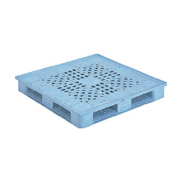 ※法人専用品※サンコー 枠付プラスチックパレット 812108 D4ー1111FN 青 D4-1111FN 1点|DIY FACTORY ONLINE SHOP