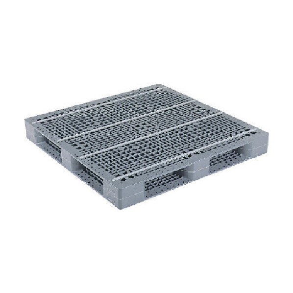 ※法人専用品※サンコー プラスチックパレット 816903 D4ー1313 グレー D4-1313 1点|DIY FACTORY ONLINE SHOP