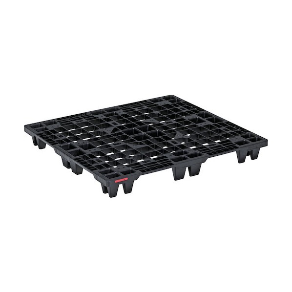 ※法人専用品※サンコー リサイクルプラスチックパレット N4-1011生まれ変わり黒いこと 814001 黒いこと 81400101BKRCP 1点