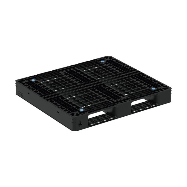 リサイクルプラスチックパレット 810052 D2-095105 黒いこと 黒いこと 81005200BKRCP
