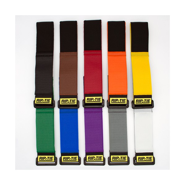結束バンド･ケーブルラップ シンチストラップ ウェビング付き 50.8mmX762mm 虹 OW-30-010-RW 10本