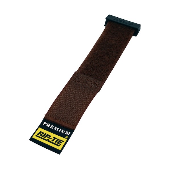 RIP-TIE リップロックケーブルラップ 25．4mmX241．3mm 100本入 茶 茶 RLH-095-100-BN 100本