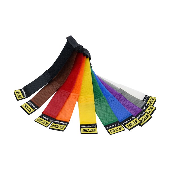 RIP-TIE リップロックケーブルラップ 25．4mmX546．1mm 10本入 虹 虹 RLH-215-010-RW 10本