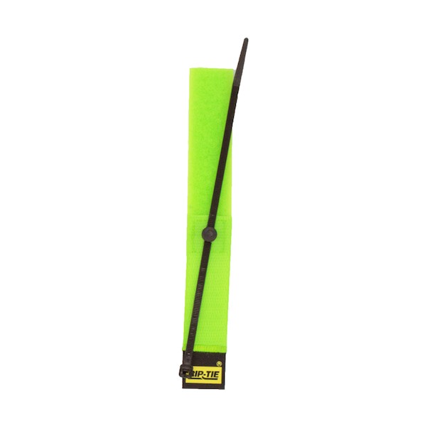 RIP-TIE 回転式ケーブルハンガー 25．4mmX228．6mm 100本入 ネオングリーン ネオンクﾞリーン S-P9-100-NG 100本