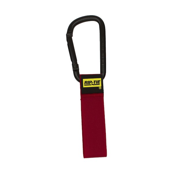 RIP-TIE ケーブルキャリアー(カラビナ8cm.黒) 25．4mmX228．6mm 50本入 赤 赤 J-B9-C50-RD 50本 24,676円