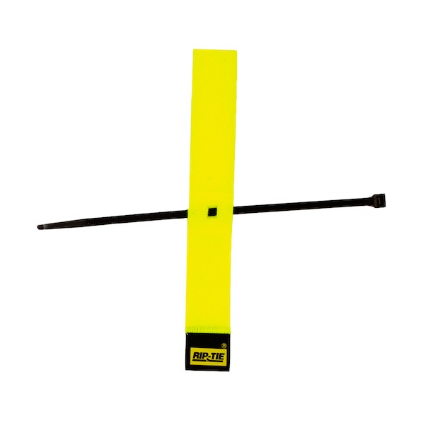 RIP-TIE ケーブルハンガー 25．4mmX152．4mm 100本入 ネオンイエロー ネオンイエロー S-06-100-NY 100本