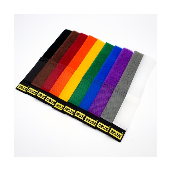 RIP-TIE ケーブルラップ 25．4mmX533．4mm 10本入 虹 虹 H-21-010-RW 10本