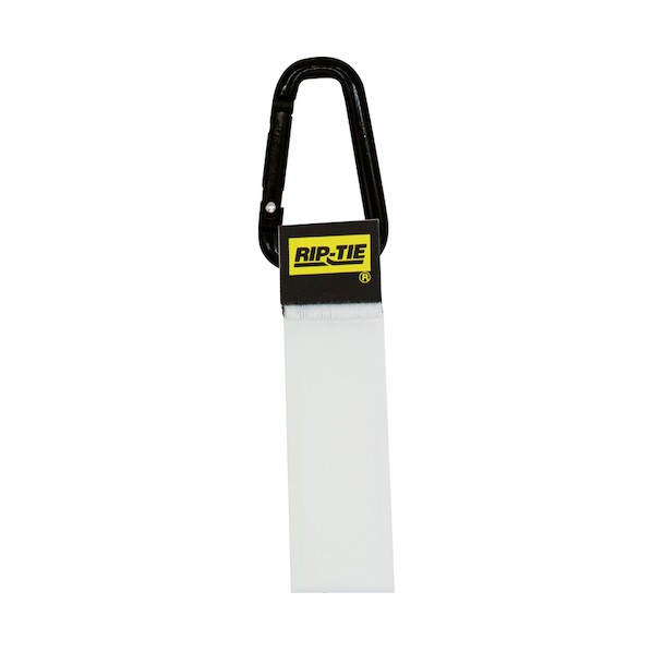 ※法人専用品※RIP-TIE ケーブルキャリアー(三角カラビナ.黒) 25．4mmX228．6mm 50本入 白 白 J-B9-T50-W 50本｜DIY FACTORY ONLINE SHOP