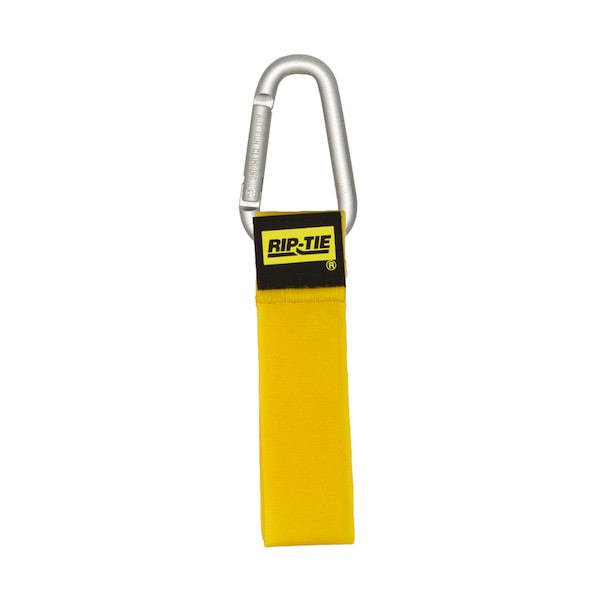 ※法人専用品※RIP-TIE ケーブルキャリアー(三角カラビナ.銀) 25.4mmX228.6mm 50本入 黄 黄 J-S9-T50-Y 50本|DIY FACTORY ONLINE SHOP