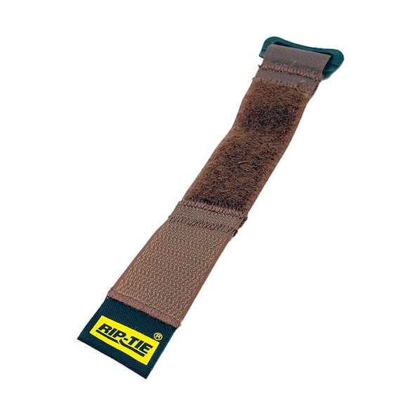 RIP-TIE ケーブルラップバックル 25．4mmX152．4mm 100本入 茶 茶 HB-06-100-BN 100本