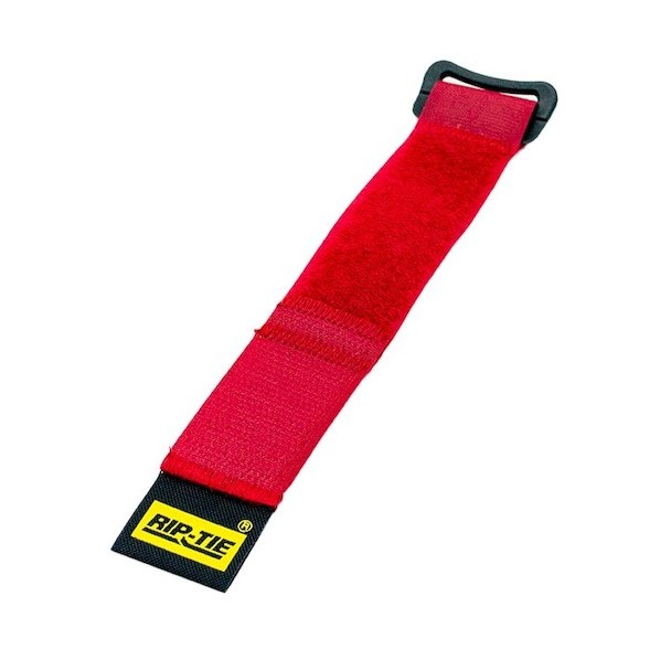 ※法人専用品※RIP-TIE ケーブルラップバックル 25．4mmX228．6mm 100本入 赤 赤 HB-09-100-RD 100本｜DIY FACTORY ONLINE SHOP