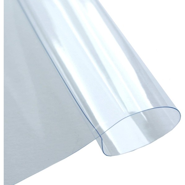 日本紐釦貿易 ビニール生地(厚み0.3mm) 巾91.5cm×8m切売カット 透明 PVI-1-8M 8m