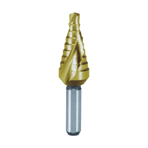 RUKO RUKO 2枚刃スパイラルステップドリル 12mm 短尺 チタン 101-061T 1点|DIY FACTORY ONLINE SHOP
