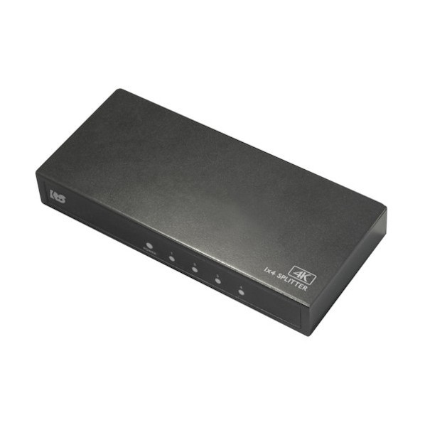 ラトックシステム 4K60サイクル相応う 1インプット4最終生産物 HDMI分かちあう器 RS-HDSP4P-4KZ   1点