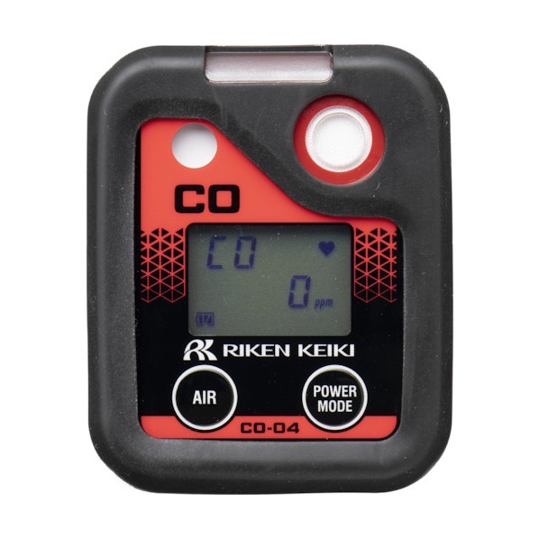 個人装着型一酸化炭素計 CO-04 充電池仕様（トレーサビリティ証明書付） CO-04 01 X2000