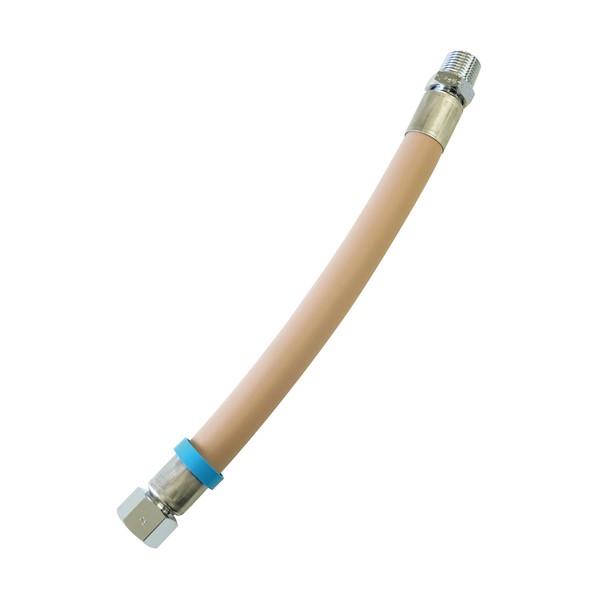 継手付強化ガスホースS型 200mm DS2