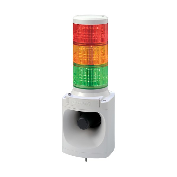 パトライト LED積層信号灯付き電子音報知器 LKEH-302FC-RYG 1点｜DIY FACTORY ONLINE SHOP