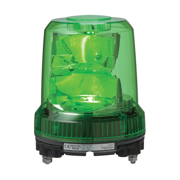 パトライト 強耐振型LED回転灯 RLR-M2-P-G 1点
