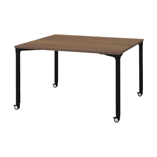 ※法人専用品※プラス 679356)ロンナ会議テーブル NN-1212PKS PW/BK NN-1212PKS PW/BK 0｜DIY FACTORY ONLINE SHOP