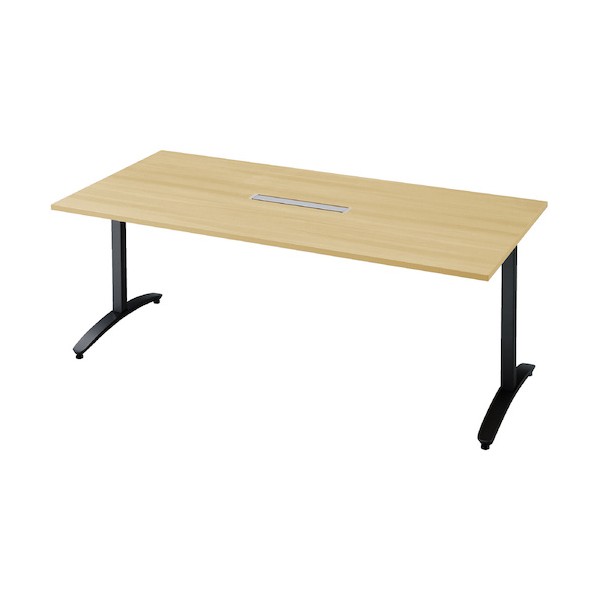 ※法人専用品※プラス 679375)ロンナ会議テーブル NN-1809TARH LW/BK NN-1809TARH LW/BK 0｜DIY FACTORY ONLINE SHOP