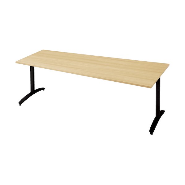 ※法人専用品※プラス 679438)ロンナ会議テーブル NN-2110TAD LW/BK NN-2110TAD LW/BK 0｜DIY FACTORY ONLINE SHOP