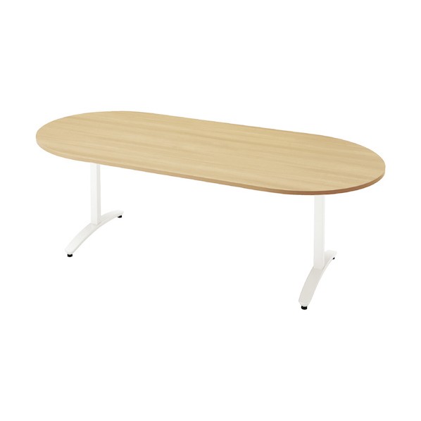 ※法人専用品※プラス 679425)ロンナ会議テーブル NN-2110TAO LW/W4 NN-2110TAO LW/W4 0｜DIY FACTORY ONLINE SHOP