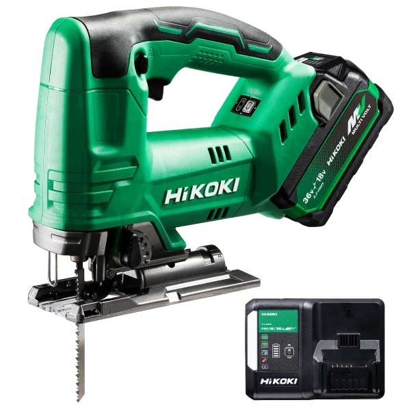 HiKOKI(ハイコーキ) CJ18DA (XPZ) 18V 申し受ける式 ジグソー 書き割り品 独居室1個･申し受ける器付 1台