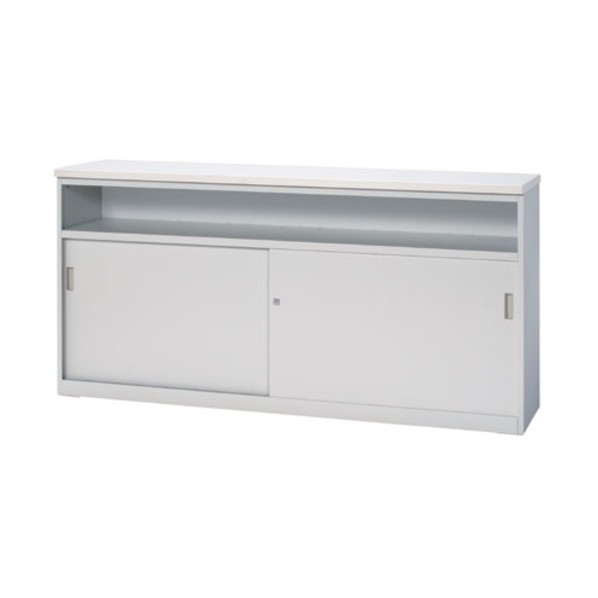 ※法人専用品※プラス 331989ハイカウンター CS-189HST 中棚付 WH CS-189HST WH 1点｜DIY FACTORY ONLINE SHOP