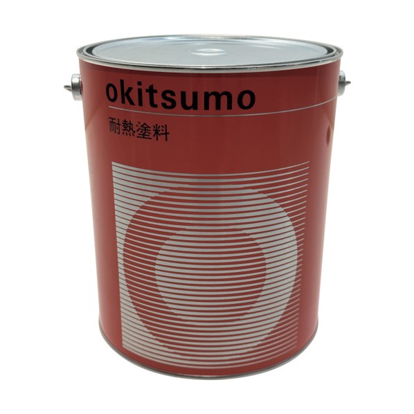 耐熱塗料オキツモ No.504 半ツヤ グリーン 4Kg グリーン NO.5044KG|DIY FACTORY ONLINE SHOP