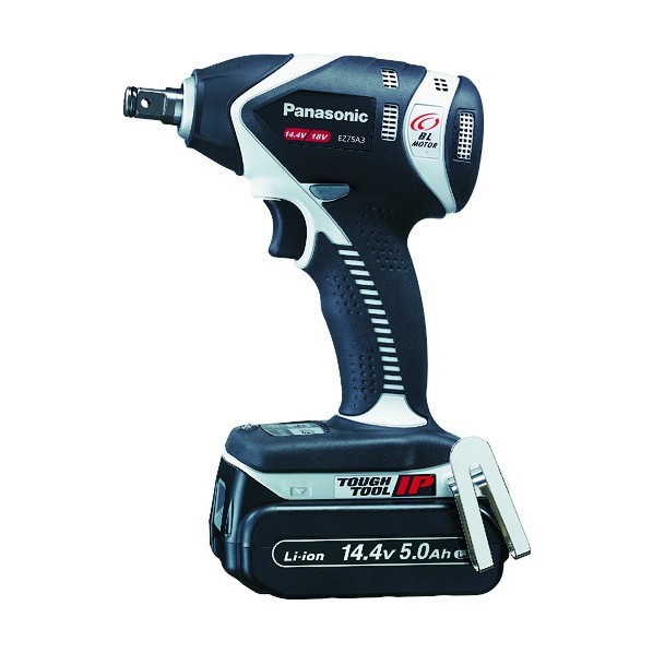 パナソニック 充電インパクトレンチ14.4V5.0Ah グレー EZ75A3LJ2F-H 1点