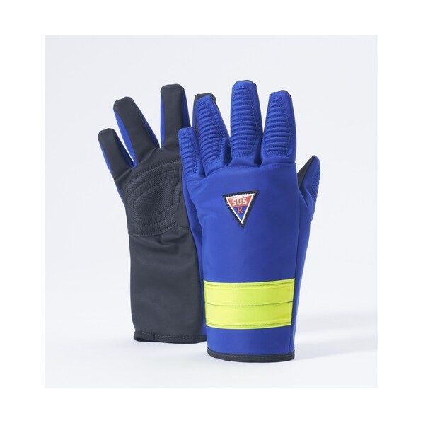 ステンレス鋼内蔵防御すること具 サスケ地球儀 青碧 SUS-K GLOVE 1双