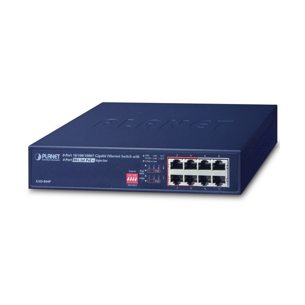 ※法人専用品※PLANET TechnologyCorporation PoE+ギガビットイーサネットスイッチ GSD-804P 0|DIY FACTORY ONLINE SHOP