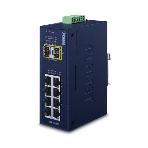 工業用ギガビットイーサネットスイッチSFP界面付 IGS-1020TF