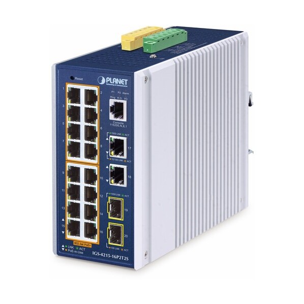 工業用マネージドギガビットイーサネットスイッチSFP界面仕合わせ IGS-4215-16T2S