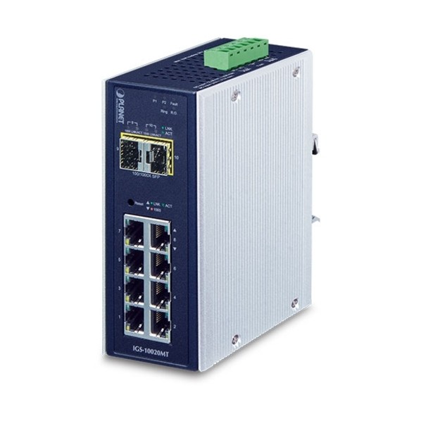 工業用マネージドギガビットイーサネットスイッチ2．5G SFP界面付 IGS-10020MT