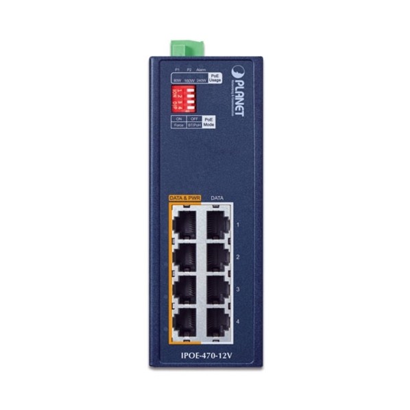 ※法人専用品※PLANET TechnologyCorporation 産業用4ポートPoE＋＋インジェクター IPOE-470-12V 0｜DIY FACTORY ONLINE SHOP
