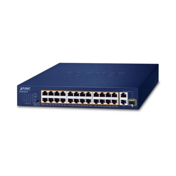 PoE＋ファストイーサネットスイッチングハブギガ･SFPコンポポート付 FGSD-2621P