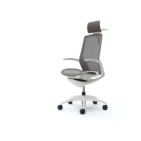 ※法人専用品※オカムラ フィノラチェア EXハイバック 座メッシュ ホワイトB C74BWW F1F2 1点｜DIY FACTORY ONLINE SHOP