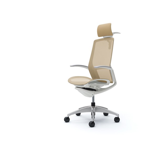 ※法人専用品※オカムラ フィノラチェア EXハイバック 座メッシュ ホワイトB C74BCW F1E7 1点｜DIY FACTORY ONLINE SHOP