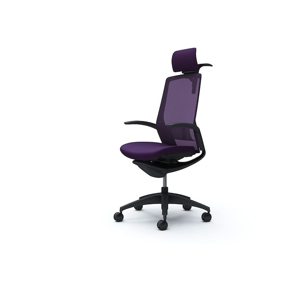 ※法人専用品※オカムラ フィノラチェア EXハイバック 座クッション ブラックB C74DMS F1G0 1点｜DIY FACTORY ONLINE SHOP