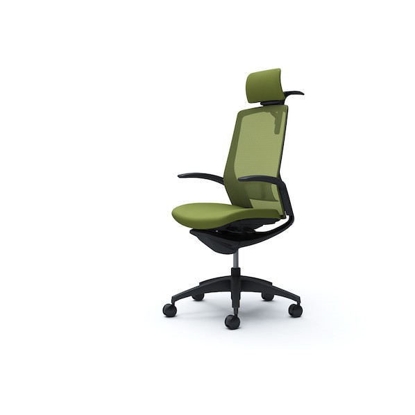 ※法人専用品※オカムラ フィノラチェア EXハイバック 座クッション ブラックB C74DMS F1G5 1点｜DIY FACTORY ONLINE SHOP
