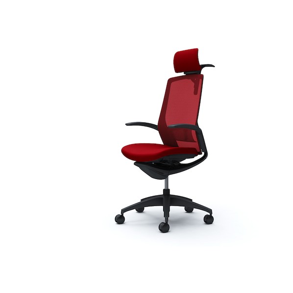 ※法人専用品※オカムラ フィノラチェア EXハイバック 座クッション ブラックB C74DMS F1G9 1点｜DIY FACTORY ONLINE SHOP