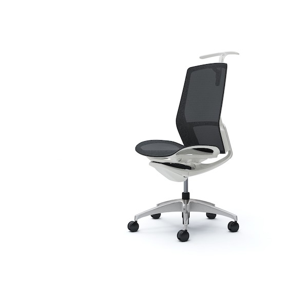 オカムラ フィノラチェア ご機嫌うしろ側 座メッシュ      白いことB C736CW F1E1 0 インテリア・寝具・収納-デスク用チェア-オフィス家具