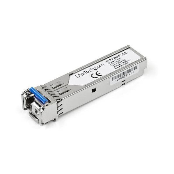 SFPモデュール/Dell EMC製SFP-1G-BX40-U取り替えっこ/1000BASE-BX-U標準尺度/双方向BiDi SFP1GBX40UES 1個