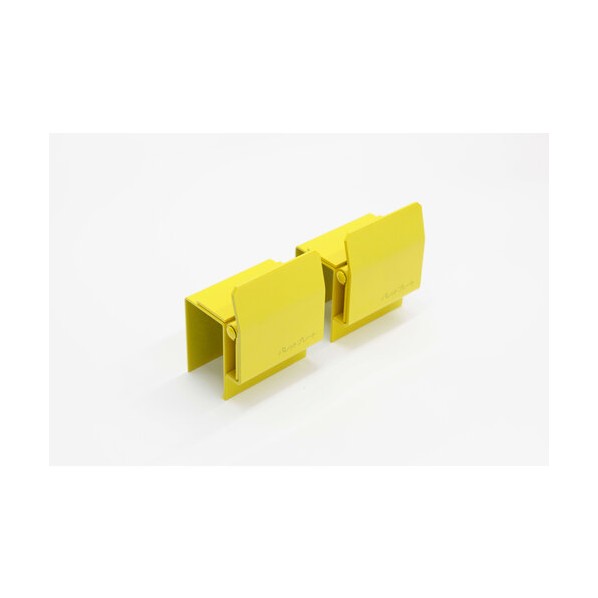 パレットラック/ネステナー用落下防止金具 パレットプレート 90×71×115mm PP-7545 1式