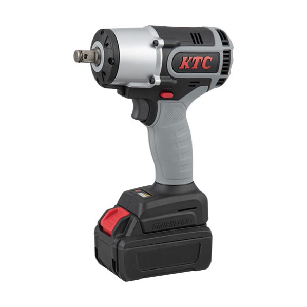 KTC(京都機械工具株式会社) 12.7sqホイ-ルナット用コードレスインパクトレンチセット 黒いこと×薄墨色 JTAE475 1書き割り