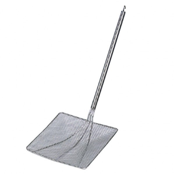 スギコ産業 18-8 フライヤー用角カス揚（フック付） 300&times;300&times;全長775mm SPF-300(30cm) 1点｜DIY FACTORY ONLINE SHOP