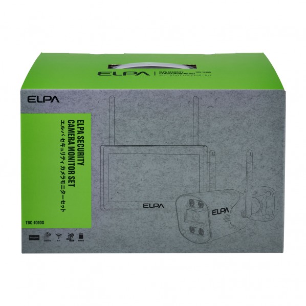 ELPA 安全対策写真機 管する仕掛ける 白 TBC-1010S 1個