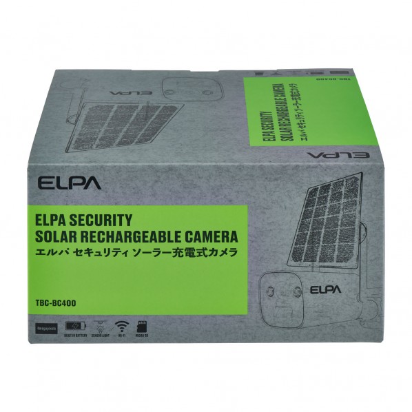ELPA ソーラー申し受ける式写真機 白 TBC-BC400 1個