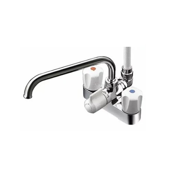 TOTO 台付ツーハンドル混合栓 シングルレバー混合栓 TMS27C 1個